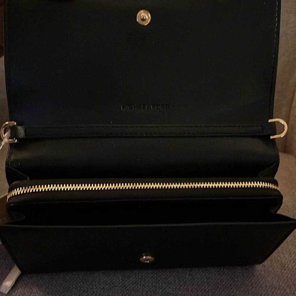 NWT Michael Kors Jet Set Large Leather Crossbody Bag - Picture 12 of 15